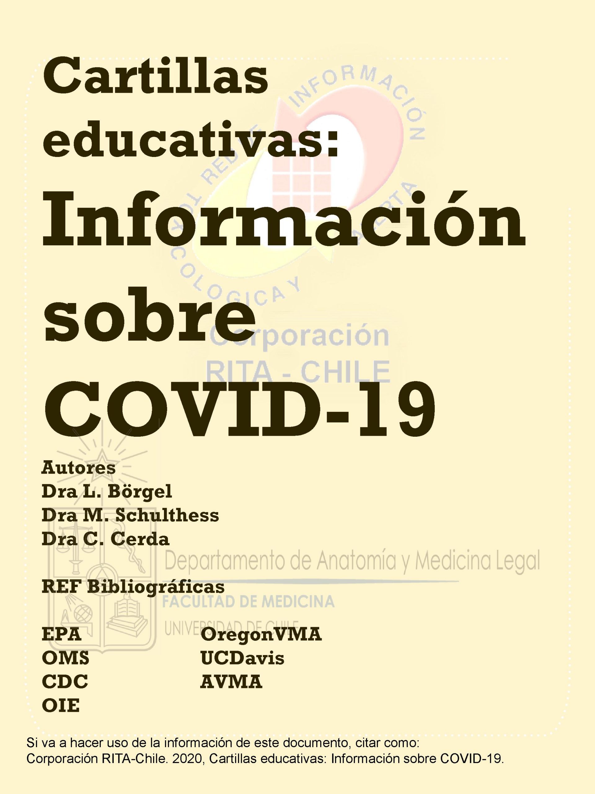 Cartillas educativas COVID 19